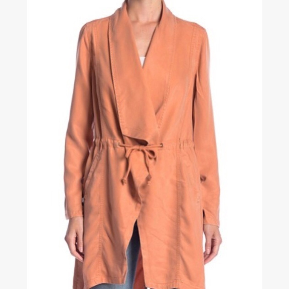 Max Jeans Sundried Tomato Drape Front Jacket - Picture 5 of 8
